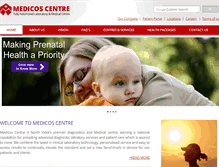 Tablet Screenshot of medicoscentre.com